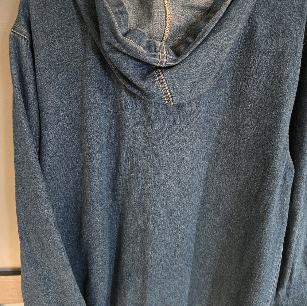 Denim Hooded Jacket - Picture 8 of 8